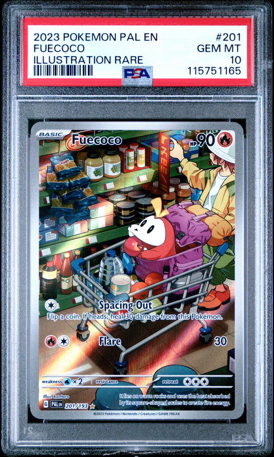 Fuecoco #201 - Paldea Evolved - PSA 10
