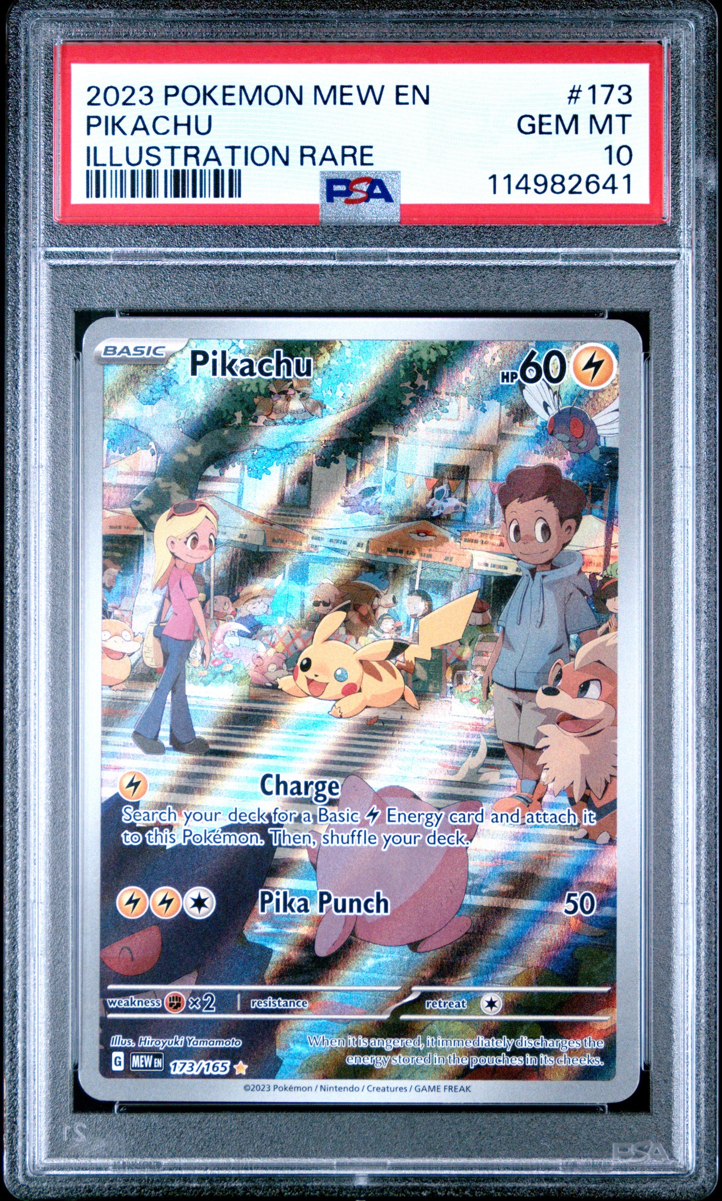 Pikachu #173 - 151 Mew - PSA 10