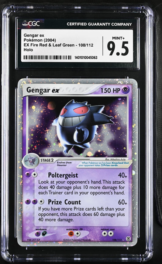 Gengar EX #108 - Fire Red & Leaf Green - CGC 9.5