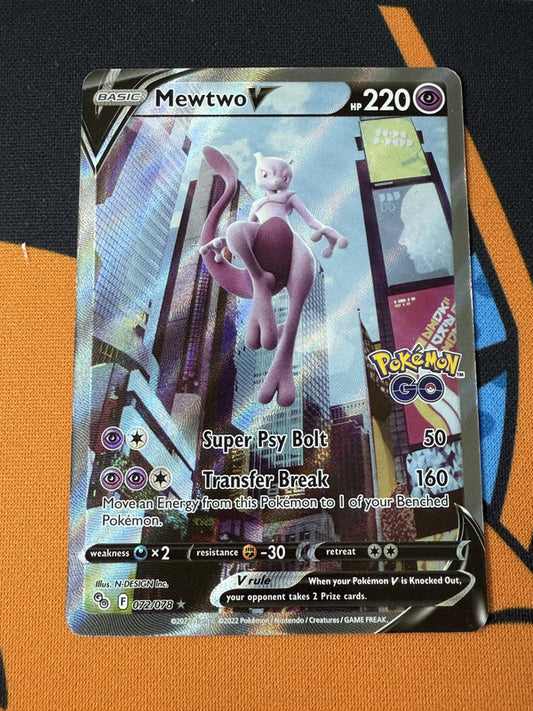 Mewtwo V - 72/78 - Pokemon Go