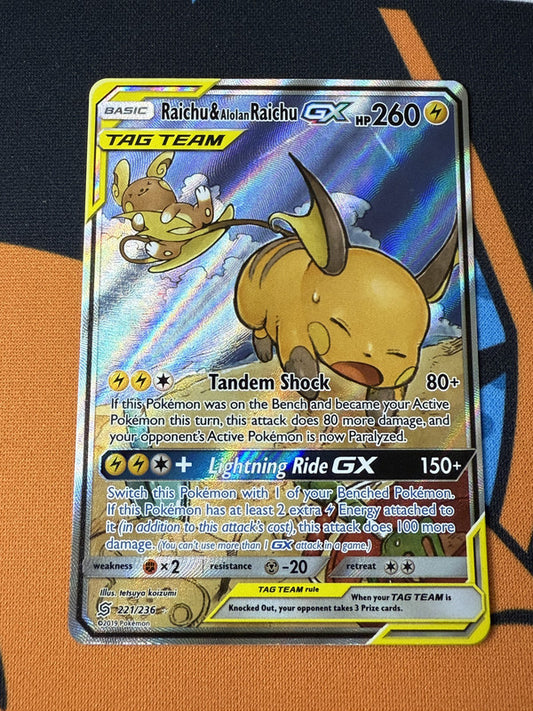 Raichu & Alolan Raichu GX - SM 221/236 - Unified Minds