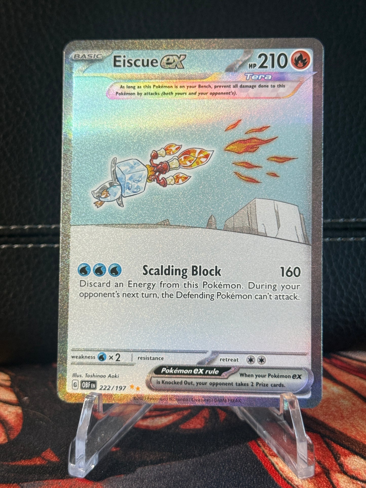 Eiscue Ex #3 - 222/197 - SV03: Obsidian Flames (OBF)