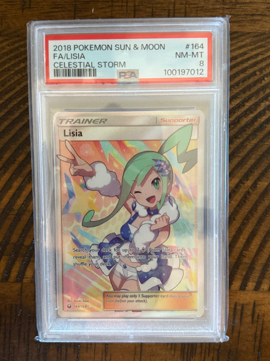 Lisia #164 - Celestial Storm - PSA 8
