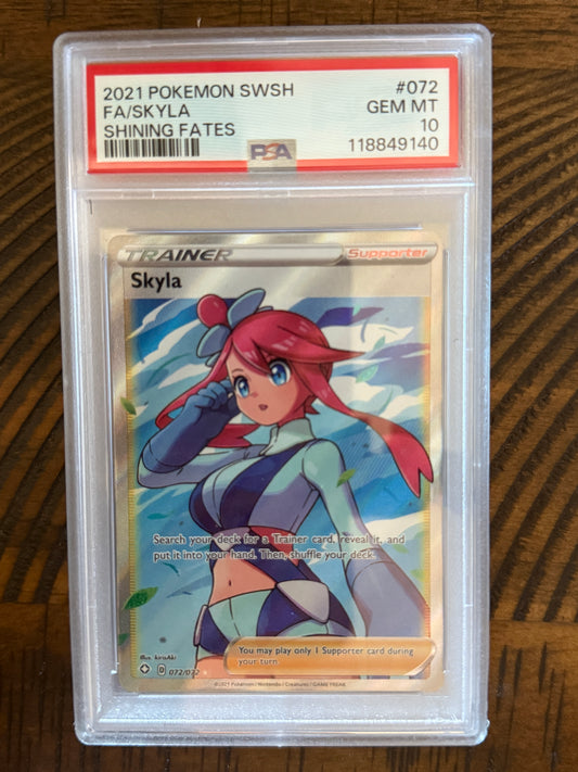 Skyla #072 - Shinning Fates - PSA 10