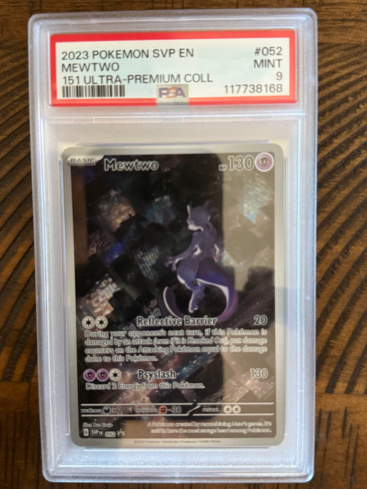 Mewtwo #052 - 151 Ultra Premium Collection - PSA 9