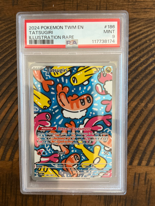 Tatsugiri #186 - Twilight Masquerade - PSA 9