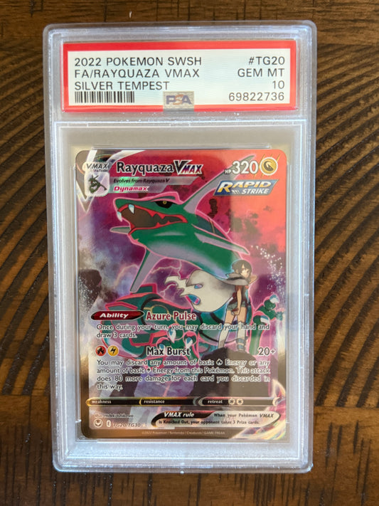 Rayquaza Vmax #TG20 - SIlver Tempest - PSA 10