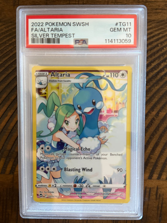 Altaria #TG101 - Silver Tempest - PSA 10