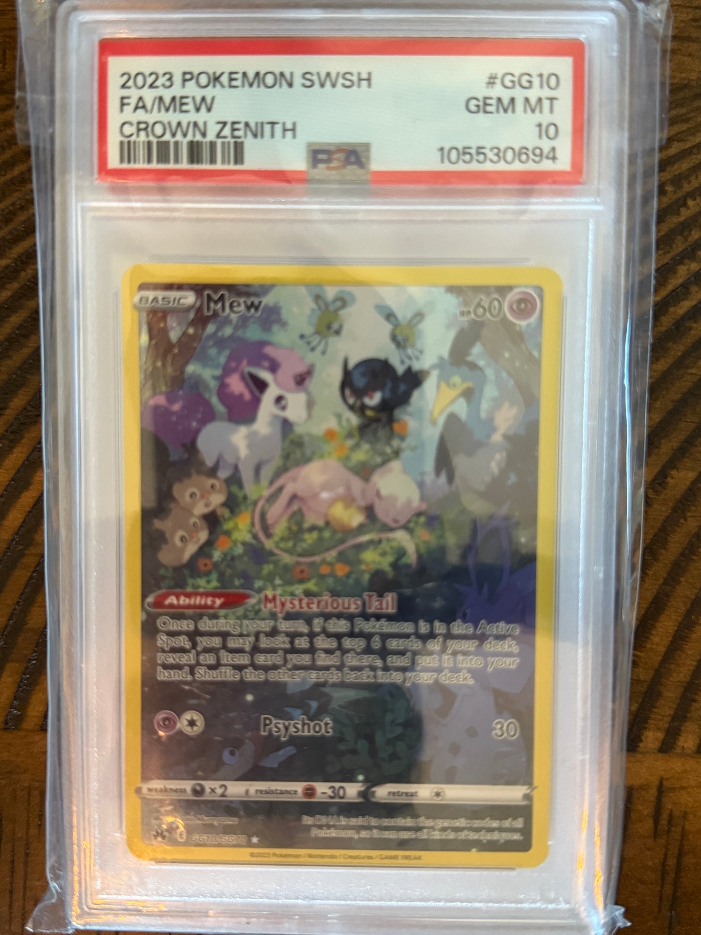 Mew #GG10 - Crown Zenith - PSA 10