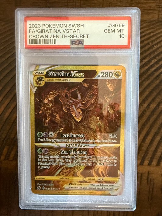 Giratina Vstar #GG69 - Crown Zenith - PSA 10
