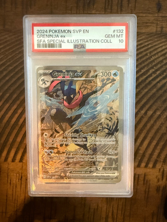 Greninja EX #132 - Shrouded Fable Collection - PSA 10
