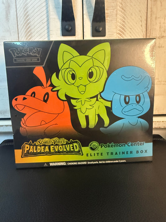 Pokemon Center Paldea Evolved Elite Trainer Box