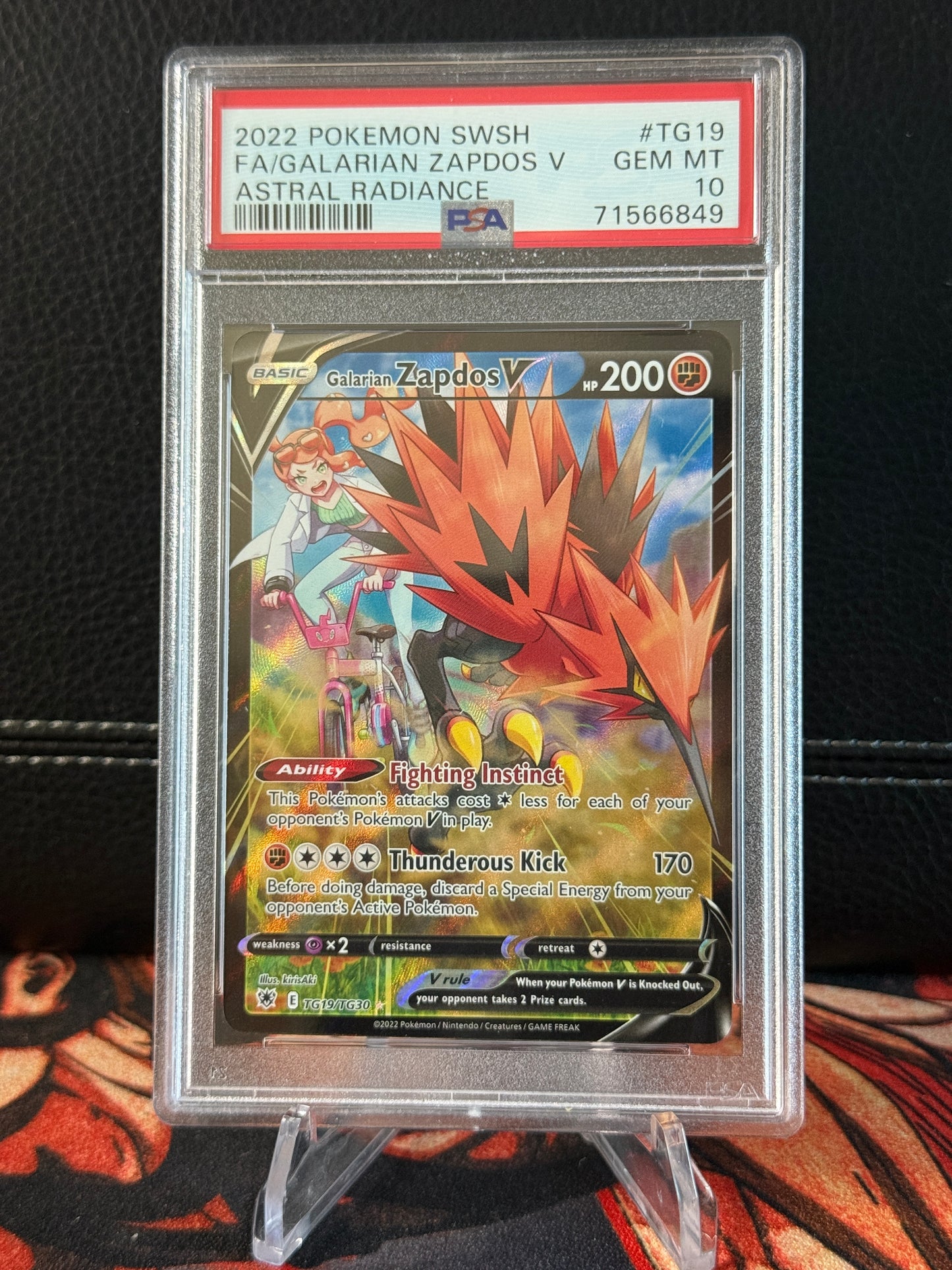 Galarian Zapdos V PSA 10