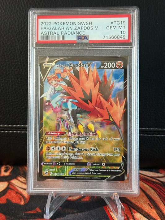 Galarian Zapdos V PSA 10
