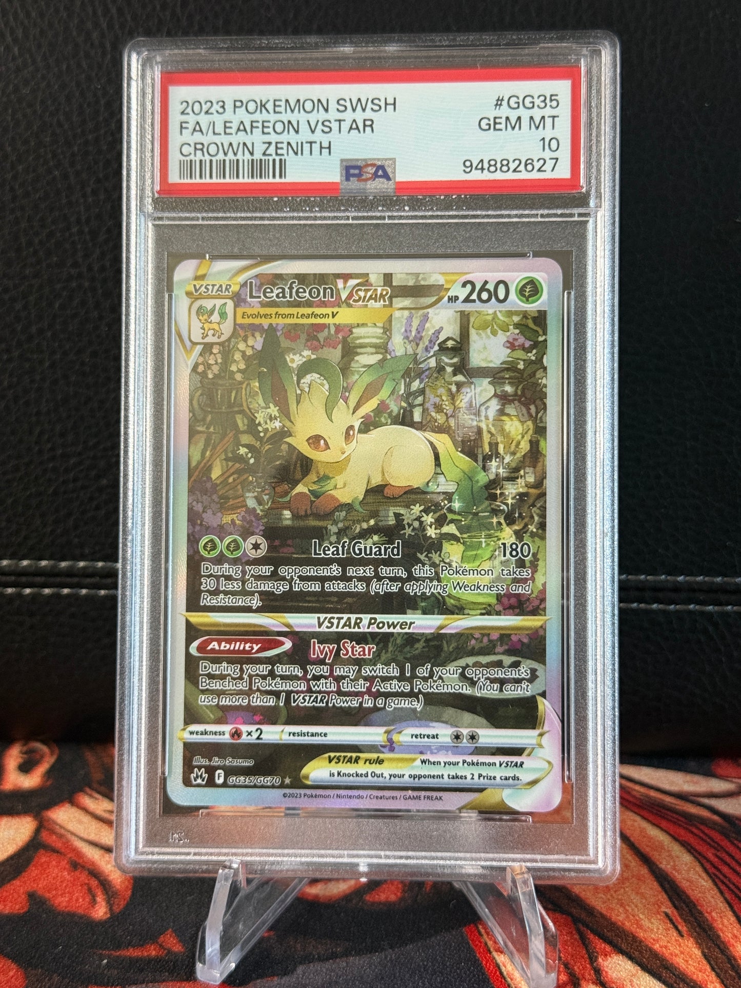 Leafeon Vstar PSA 10