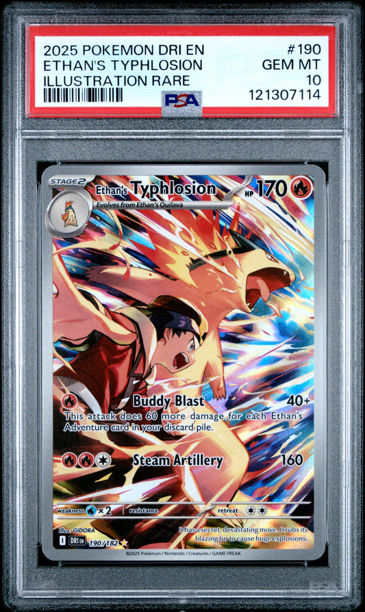 Ethan's Typhlosion #190 - Destined Rivals - PSA 10