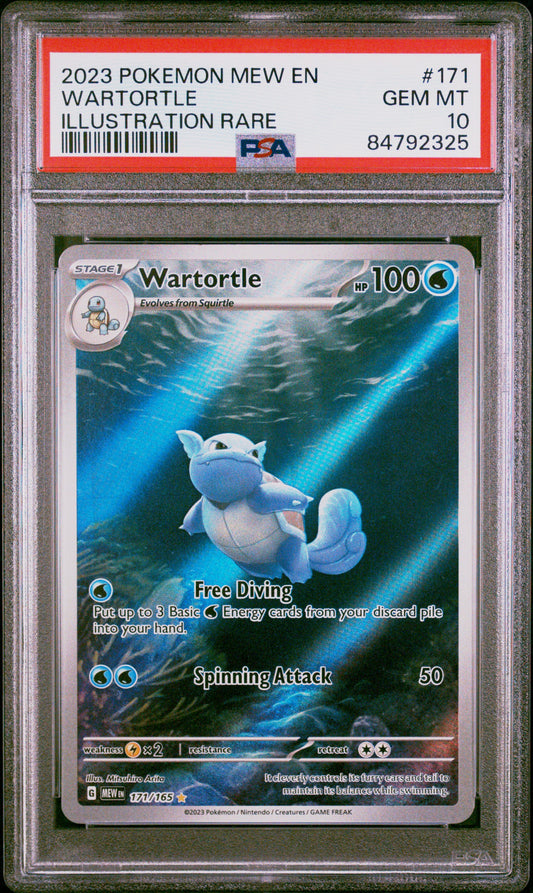 Wartortle #171 - 151 - PSA 10