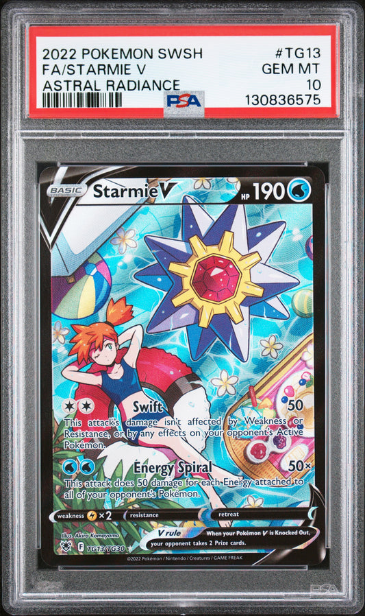 Starmie V #TG13 - Astral Radiance - PSA 10